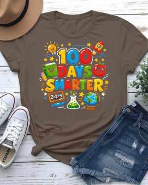 100 Days Smarter Graduation T-Shirt for Kids