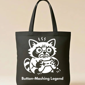 Button Mashing Legend Retro Gamer Tote Bag