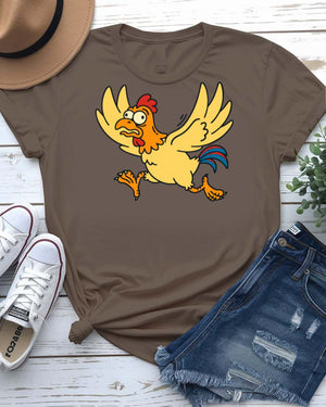 Confused Chicken Graphic T-Shirt