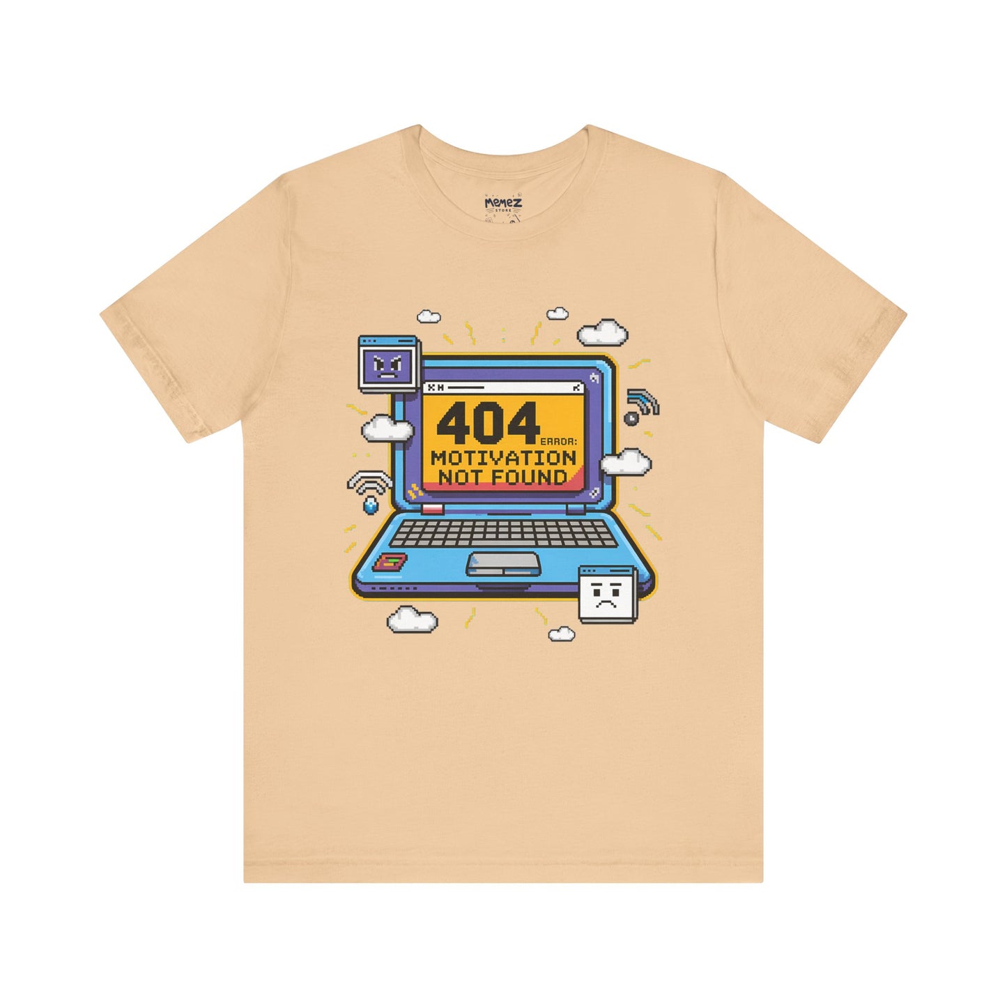 Funny 404 Error Motivation Not Found Tee