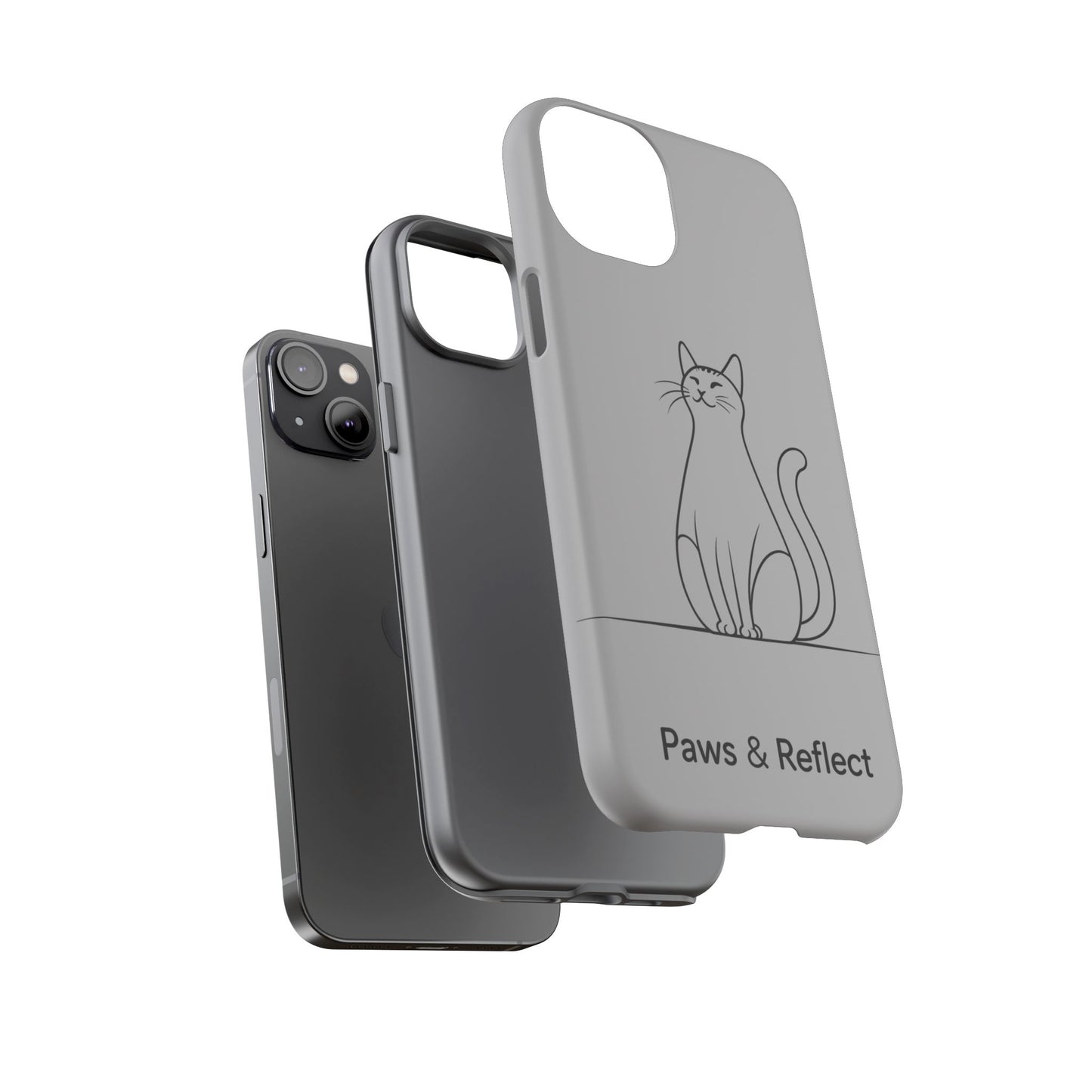 Paw and Reflect Pet Lovers iPhone Case By Memez Store
