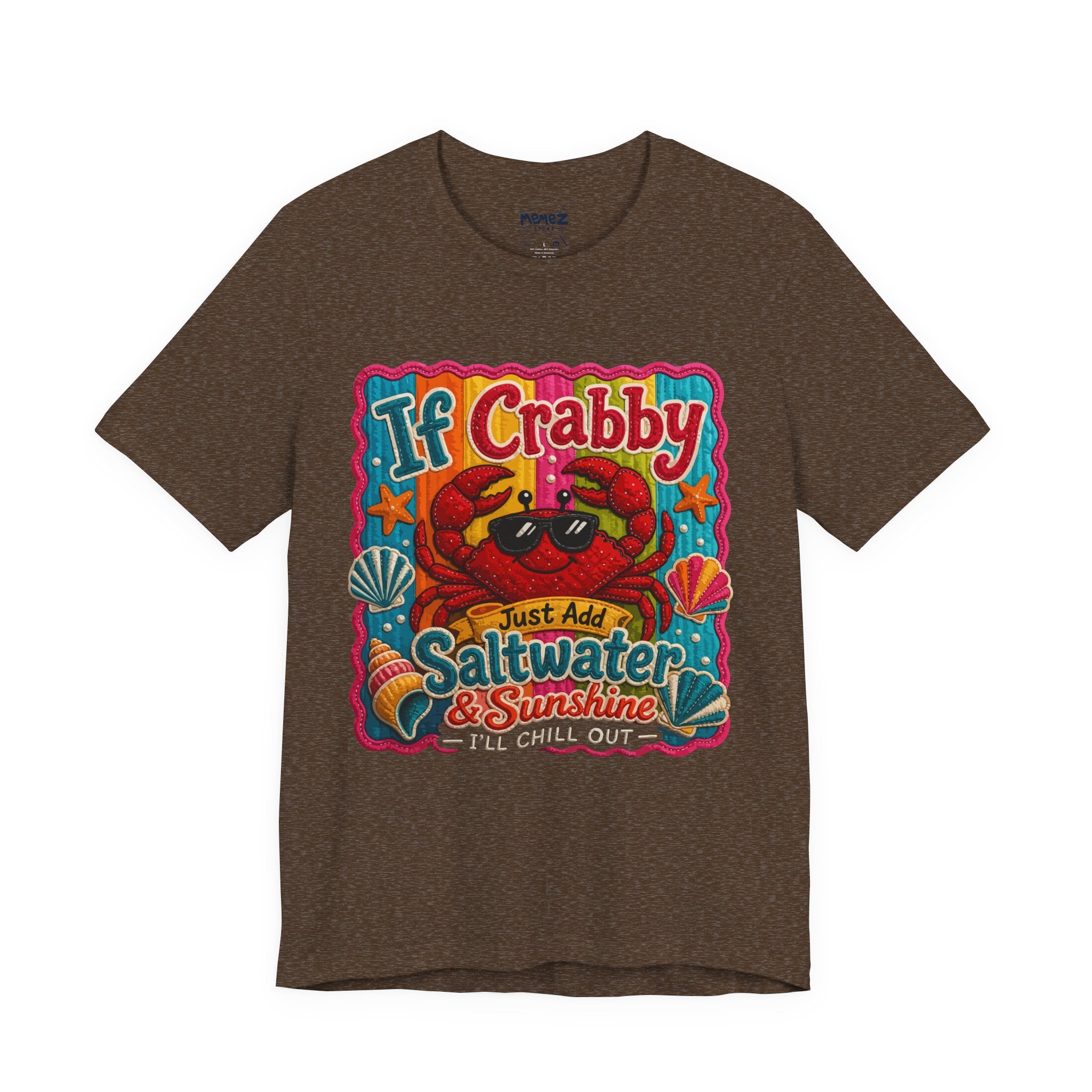 Crabby Sea Animal Tee — Funny "If Crabby" Ocean Graphic T-Shirt