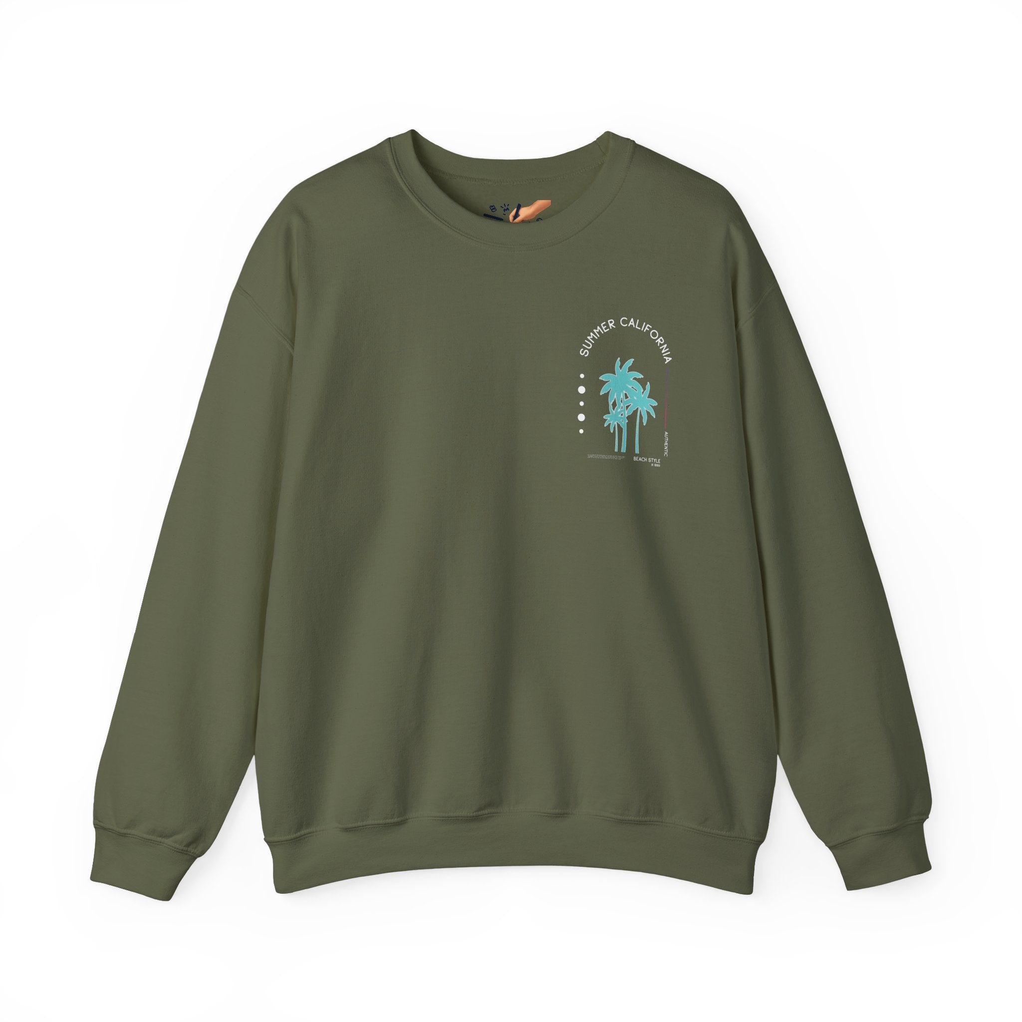 California Summer Streetwear Crewneck Sweatshirt