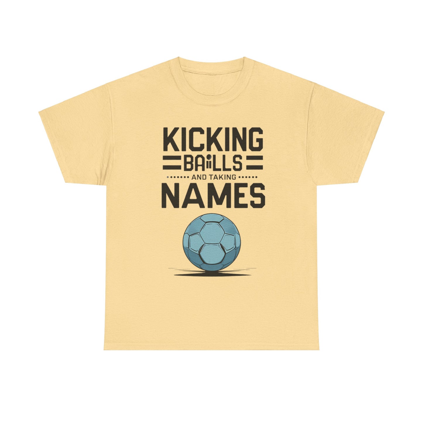 Funny Meme Unisex Tee - & quot; Kicking Balls & quot; by Memez Store