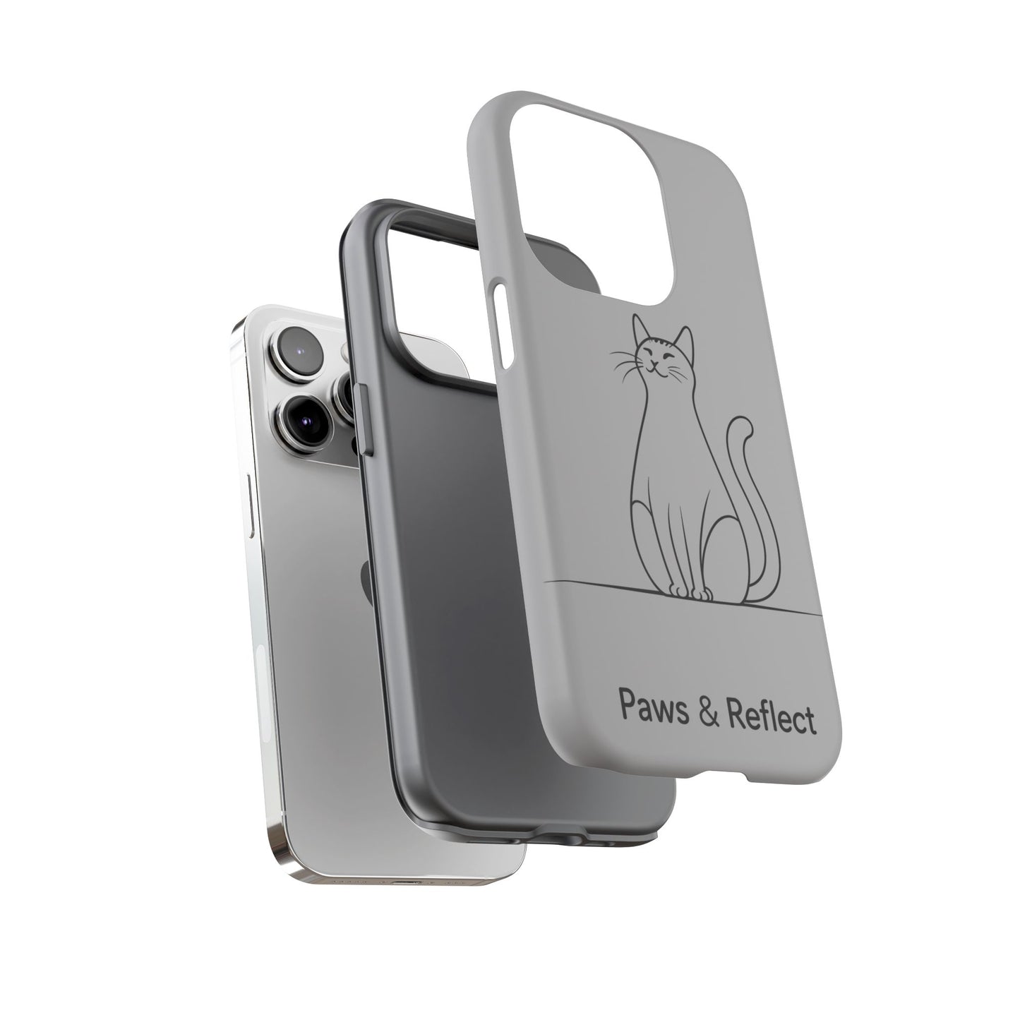 Paw and Reflect Pet Lovers iPhone Case By Memez Store
