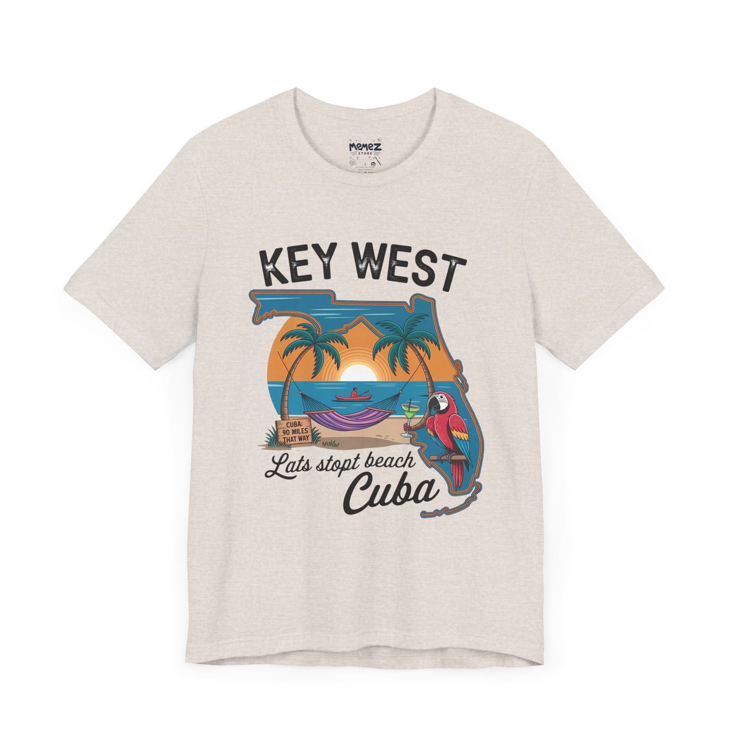 KeyWest Cuba A funny and Adventures Tee By Memez Store