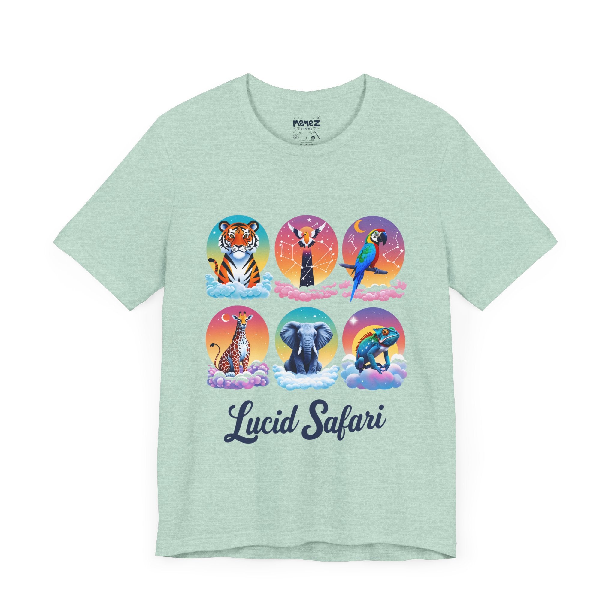 Lucid Safari Animal Tee By Memesz Store