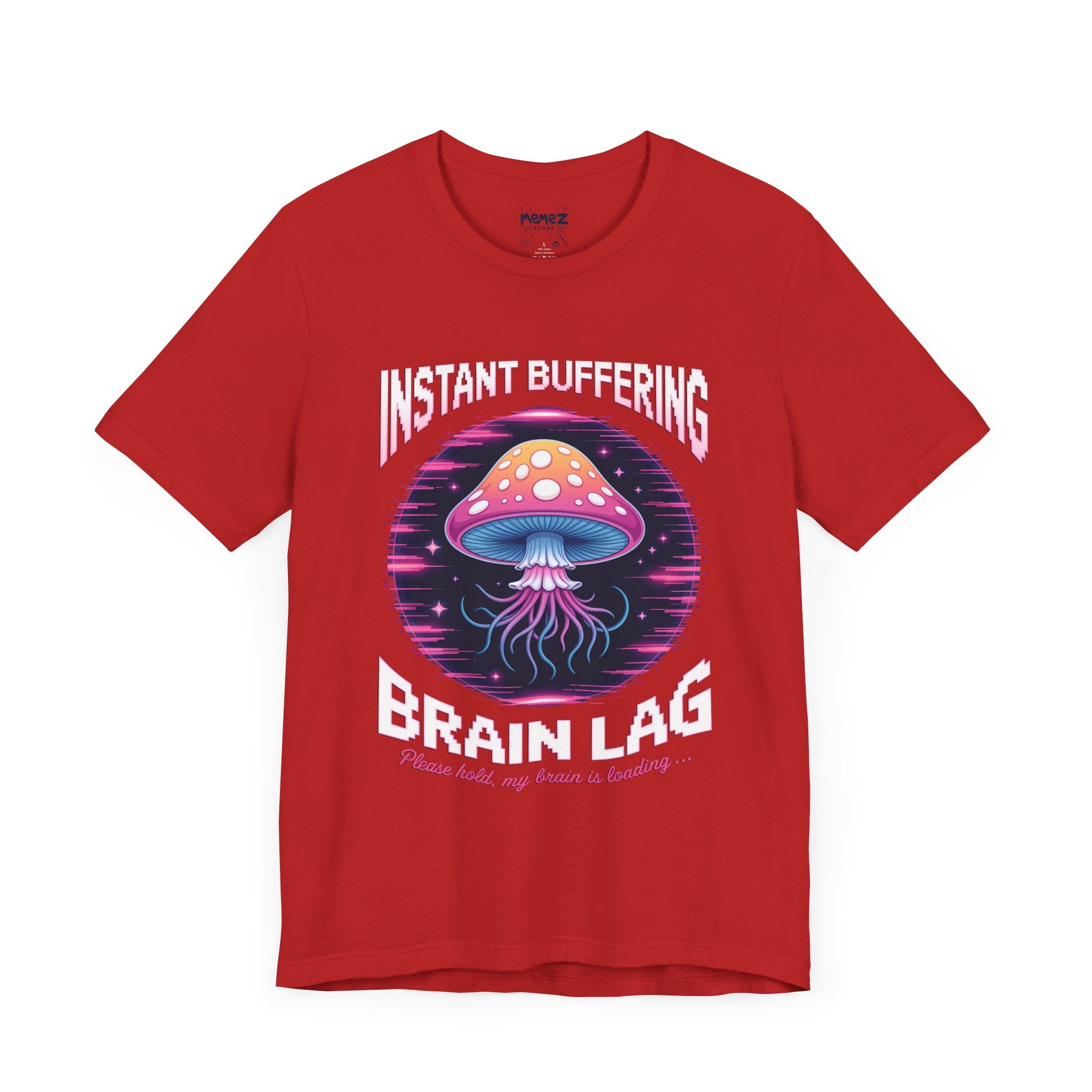 Gamer Tee - Instant Buffering Brain Lag Unisex Jersey Short Sleeve Tee