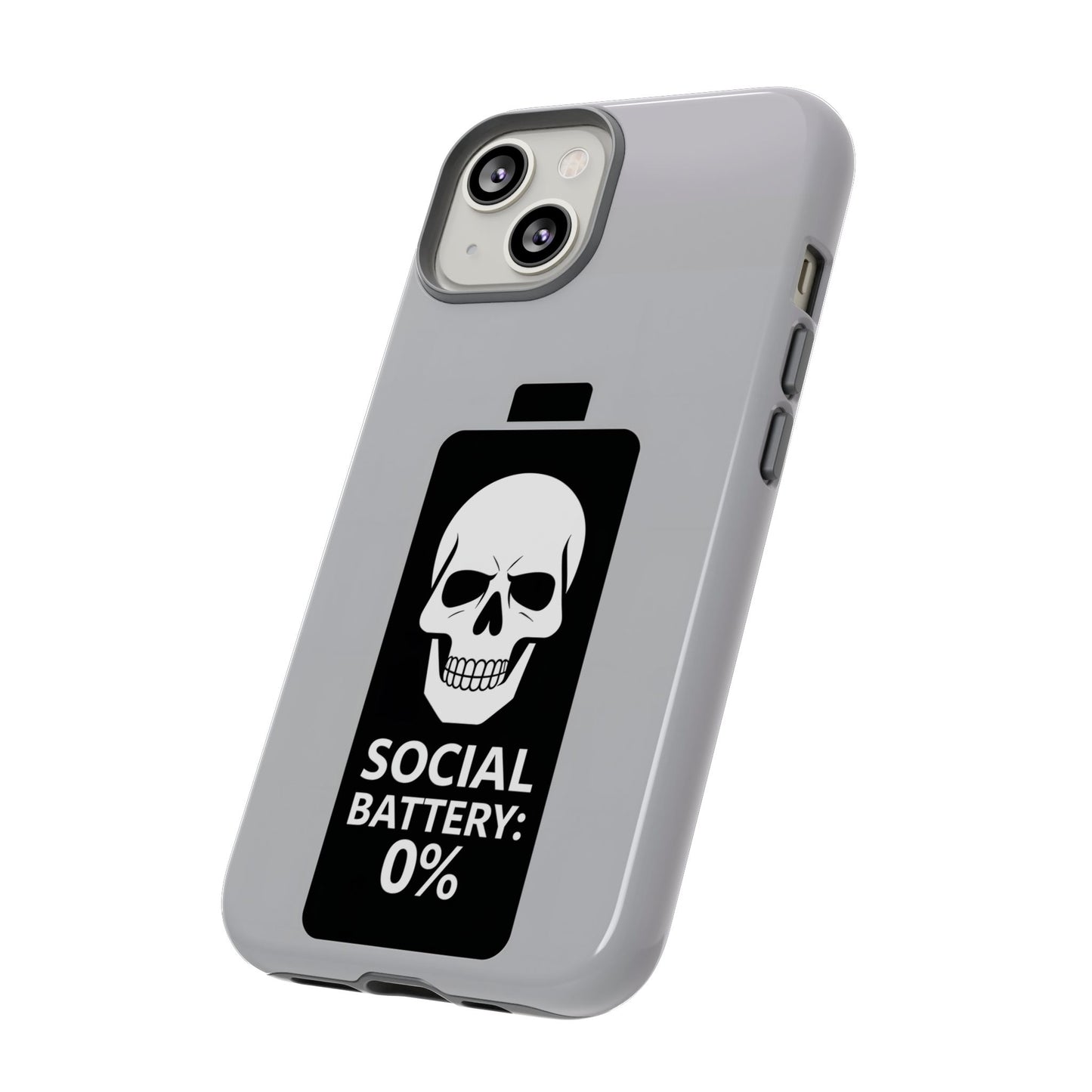 Social Battery Zeero I Phone case by Memez Store