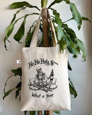 What A Year Funny Understated Sarcasm Tote Bag
