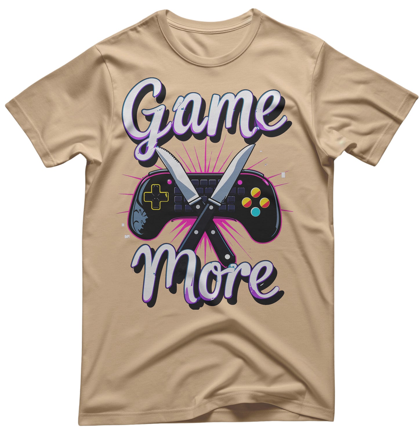 Foodie Gamer Tee - Funny Gaming & Snack Meme Shirt | Memez Store