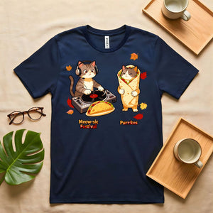 Meow-Sic Festival Vintage Cat Band Graphic T-Shirt