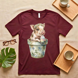 Piggy Boo Boo Crying Over Spilled Drink Meme T-Shirt