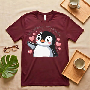 You Make My Heart Waddle Cute Duck Pun T-Shirt Couple Gift