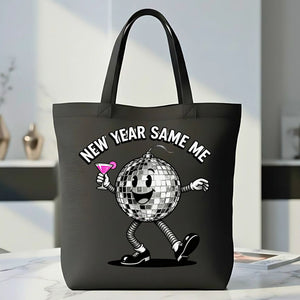 New Year Same Me Ironic Anti-Resolution Tote Bag
