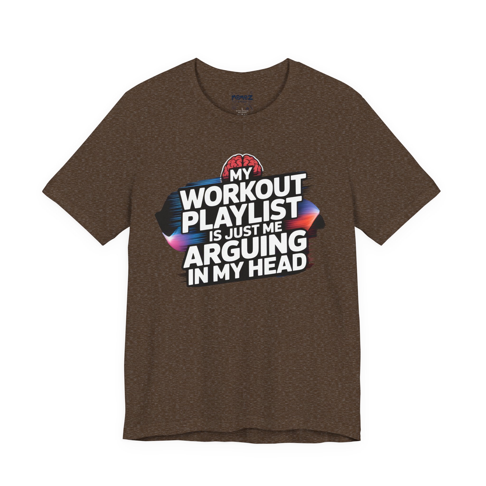 Workout My Playlist Funny Tee