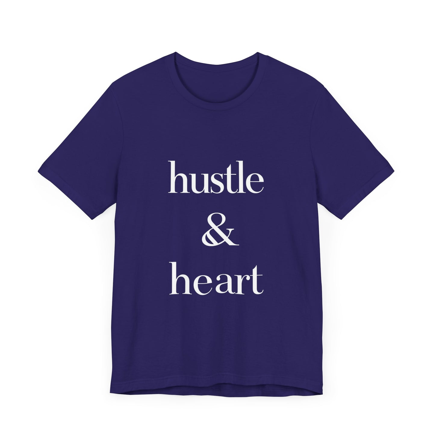 Hustle and Heart Unisex Tee - Memez Store Funny Quote T-shirt