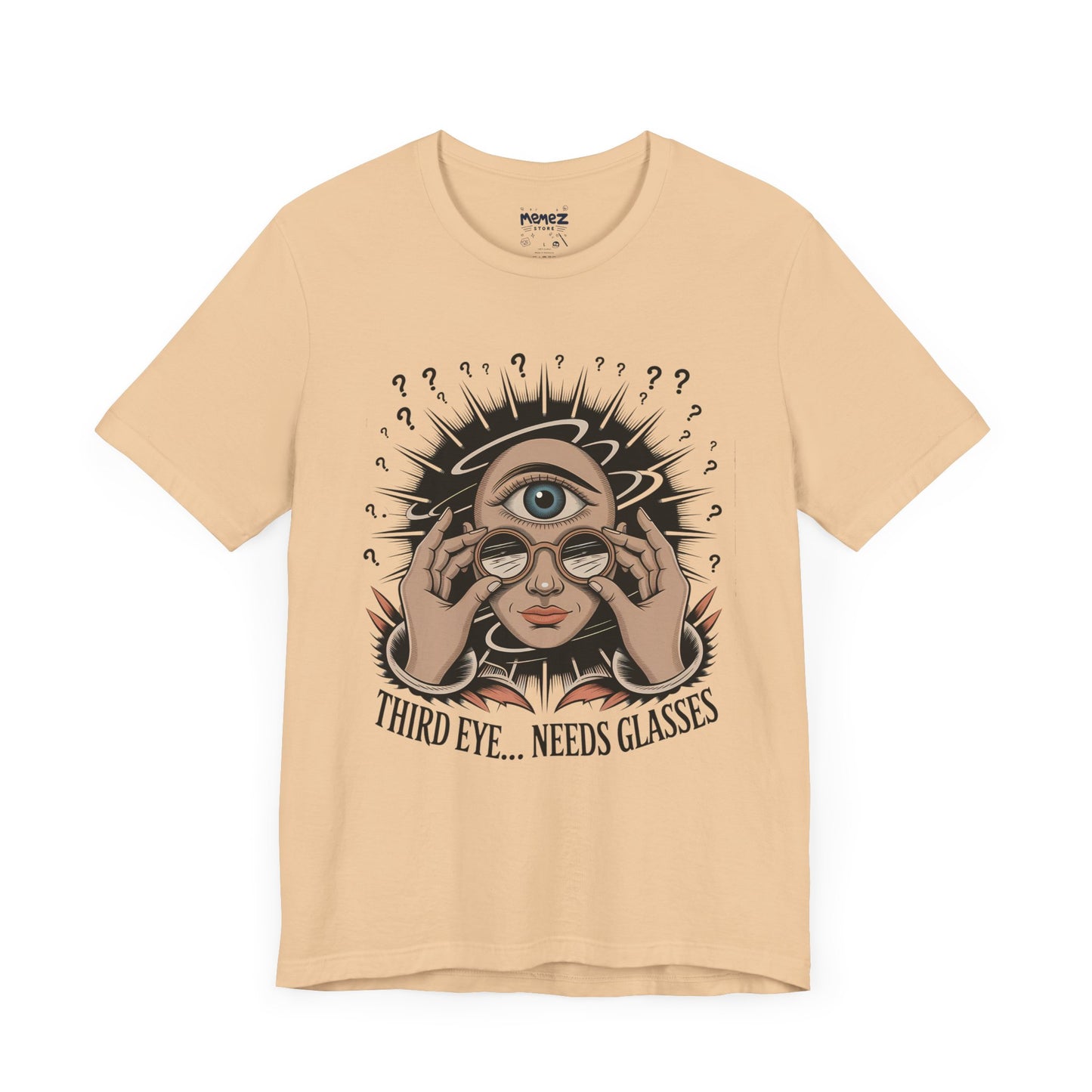 Third Eye Need Glasses Funny Tee By memez store
