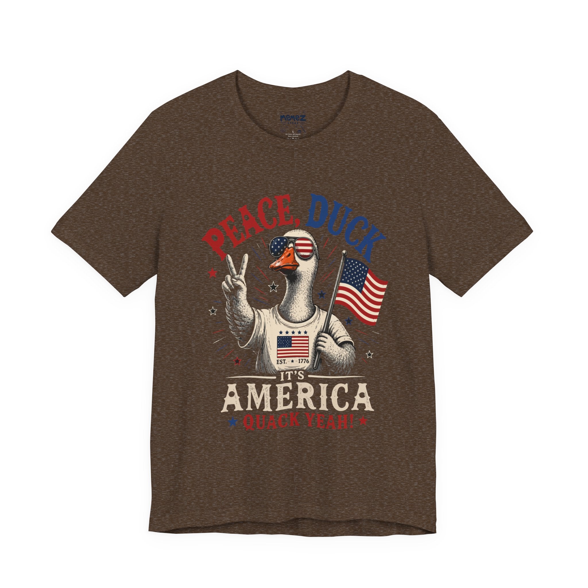 Peace Duck Tee — Cute Peace Sign Duck Graphic T-Shirt