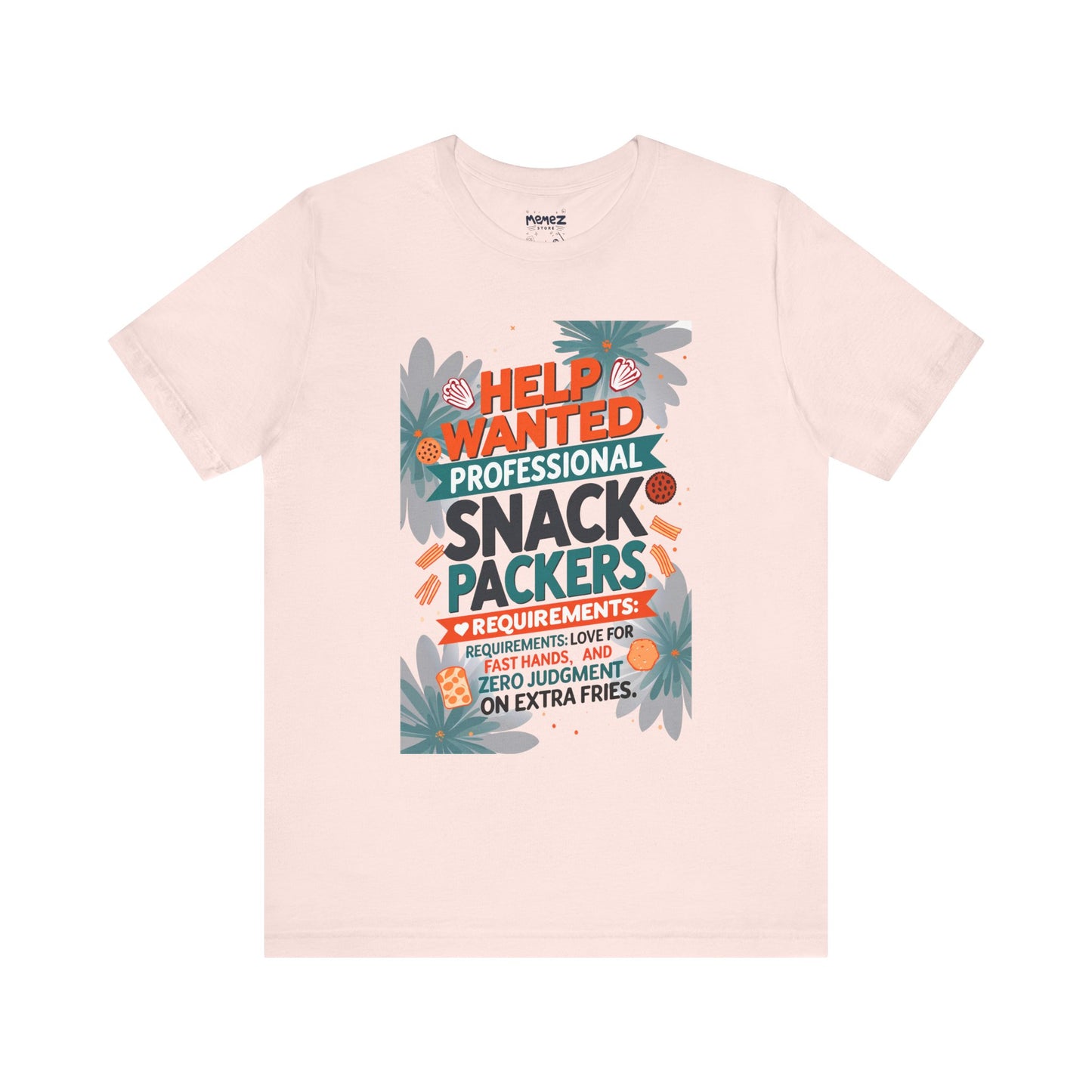 Funny Professional Snacks Packer T-Shirt