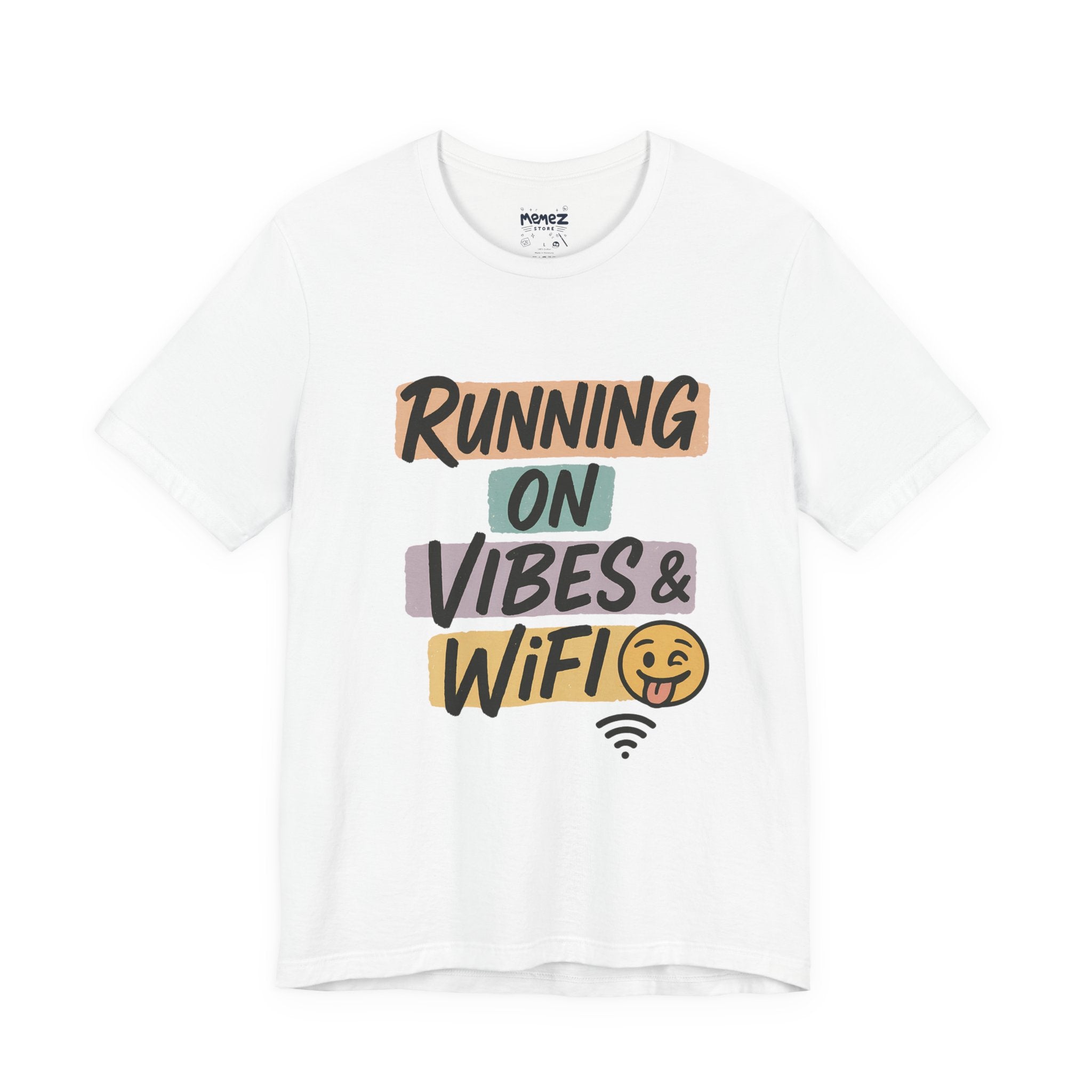 Funny Running Vibes Tee - Unisex Jersey Short Sleeve