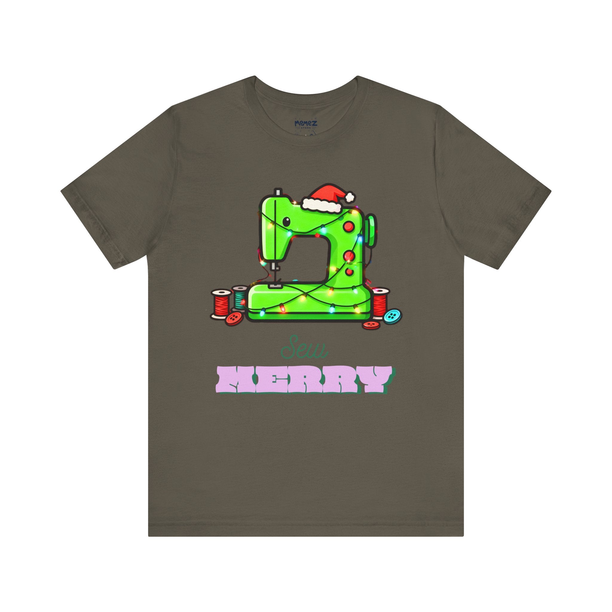 Sew Merry  Meme Funny Tee