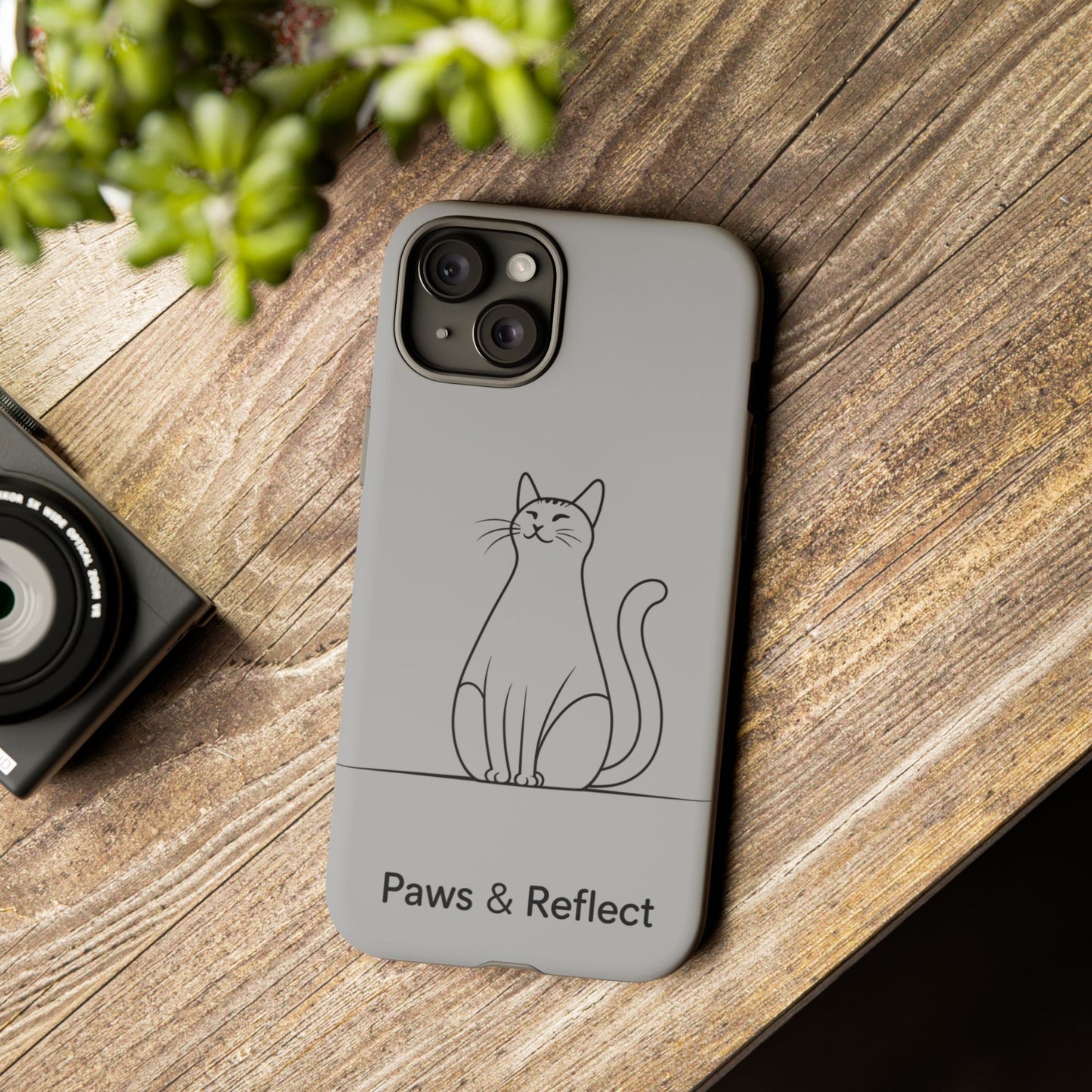 Paw and Reflect Pet Lovers iPhone Case By Memez Store