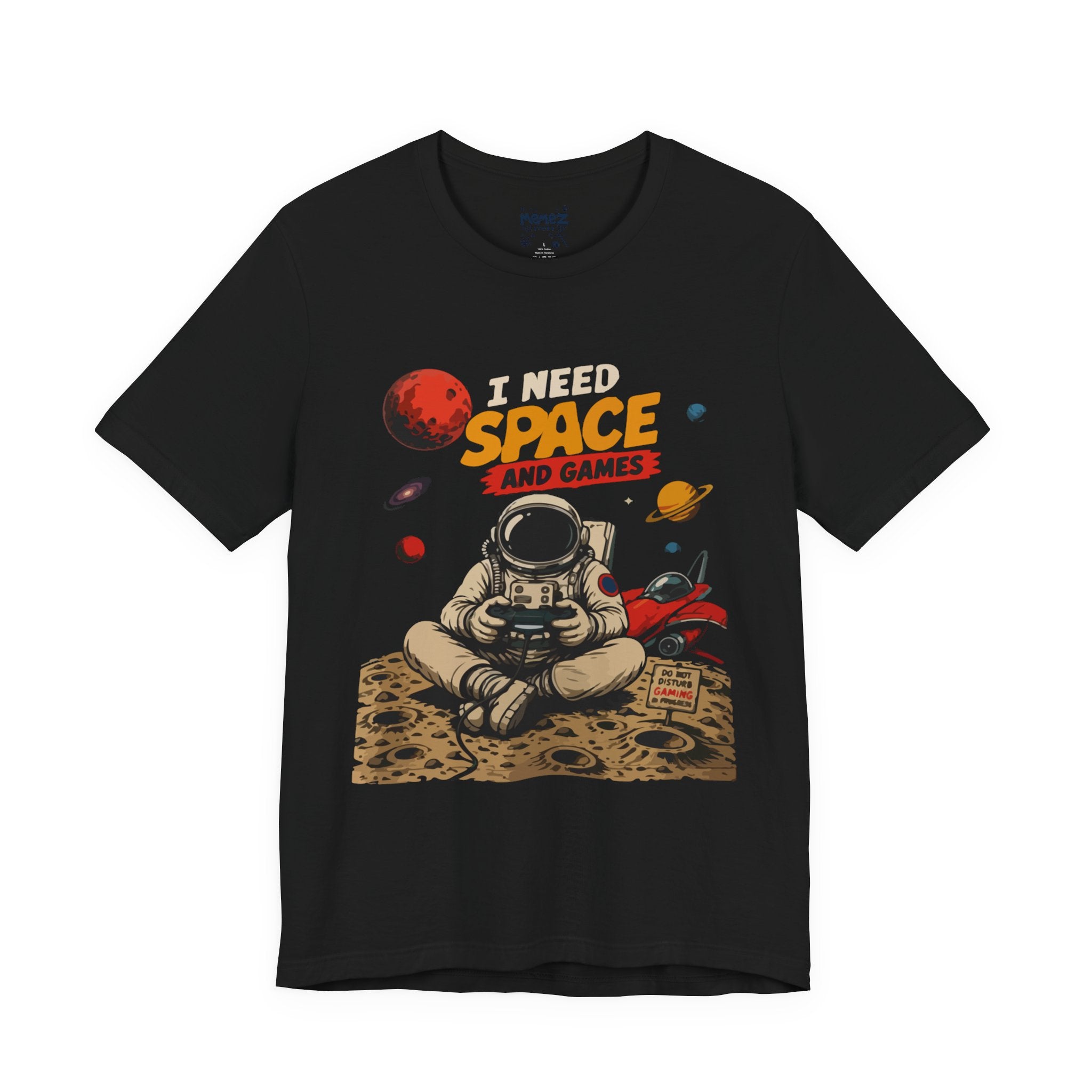 Space Gamer T-Shirt — 'Space and Games' Graphic Tee for Gamers & Sci‑Fi Fans