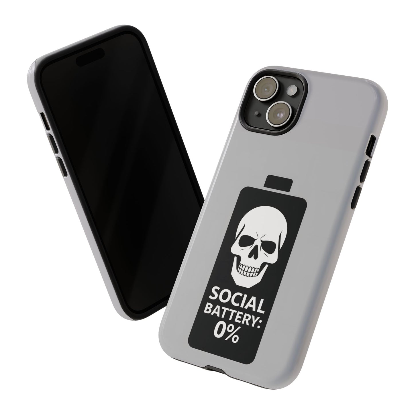 Social Battery Zeero I Phone case by Memez Store
