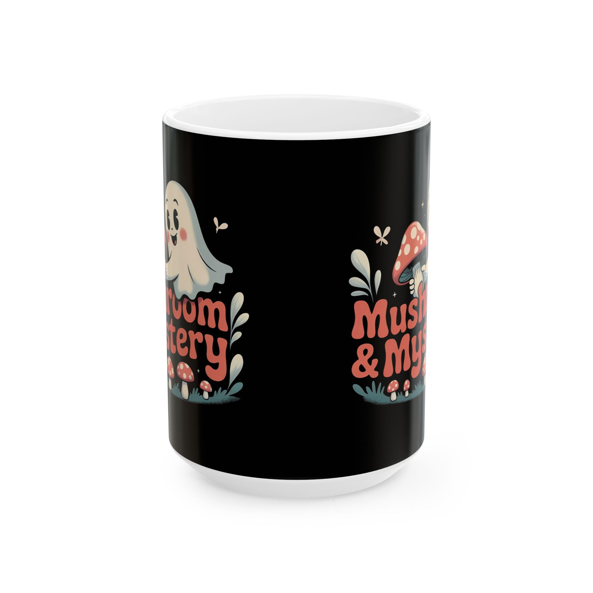 Mushroon and Mystery Halloween Meme Mug