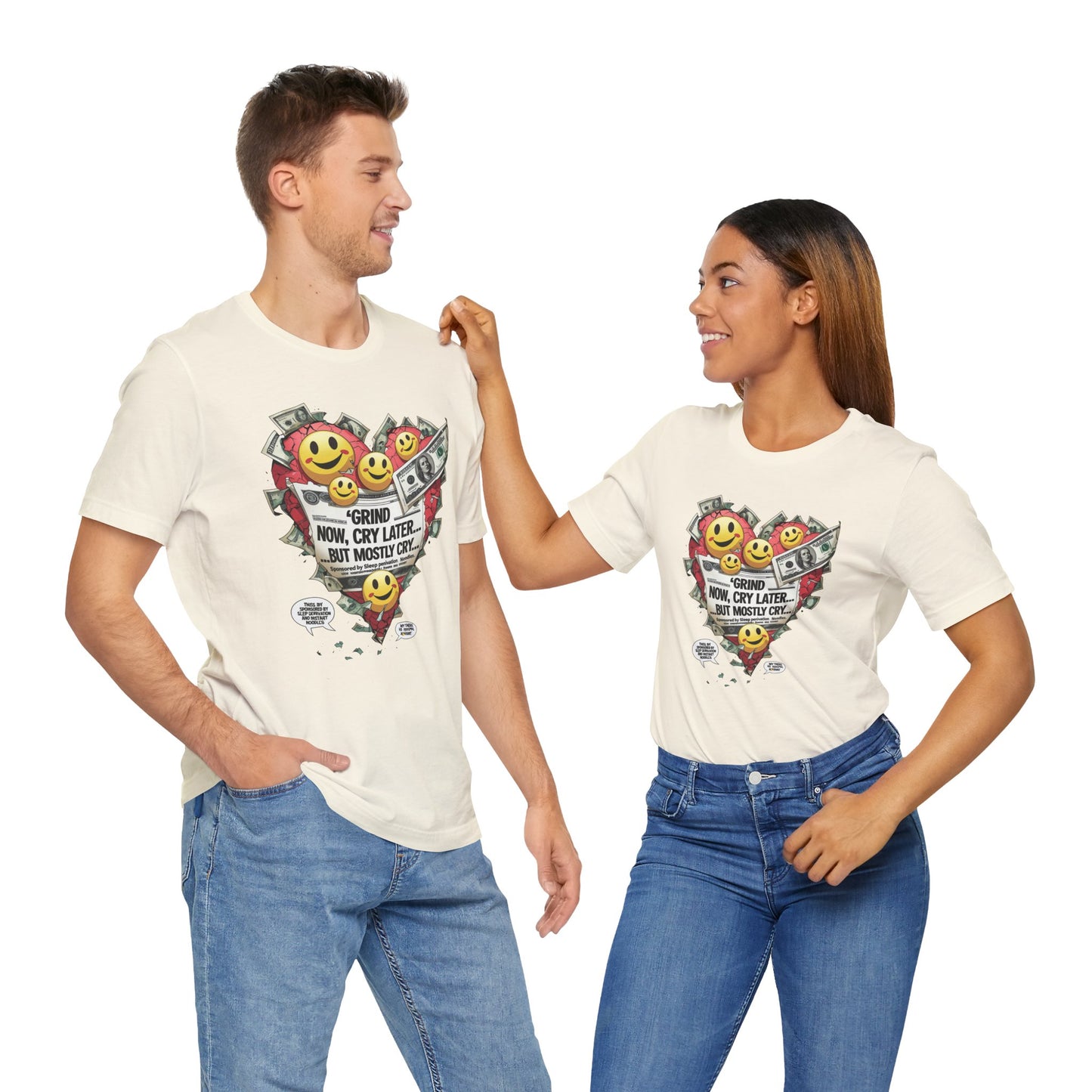 Money Vs Health Funny and Meme T-shirt - Unisex Tee - Memez Store