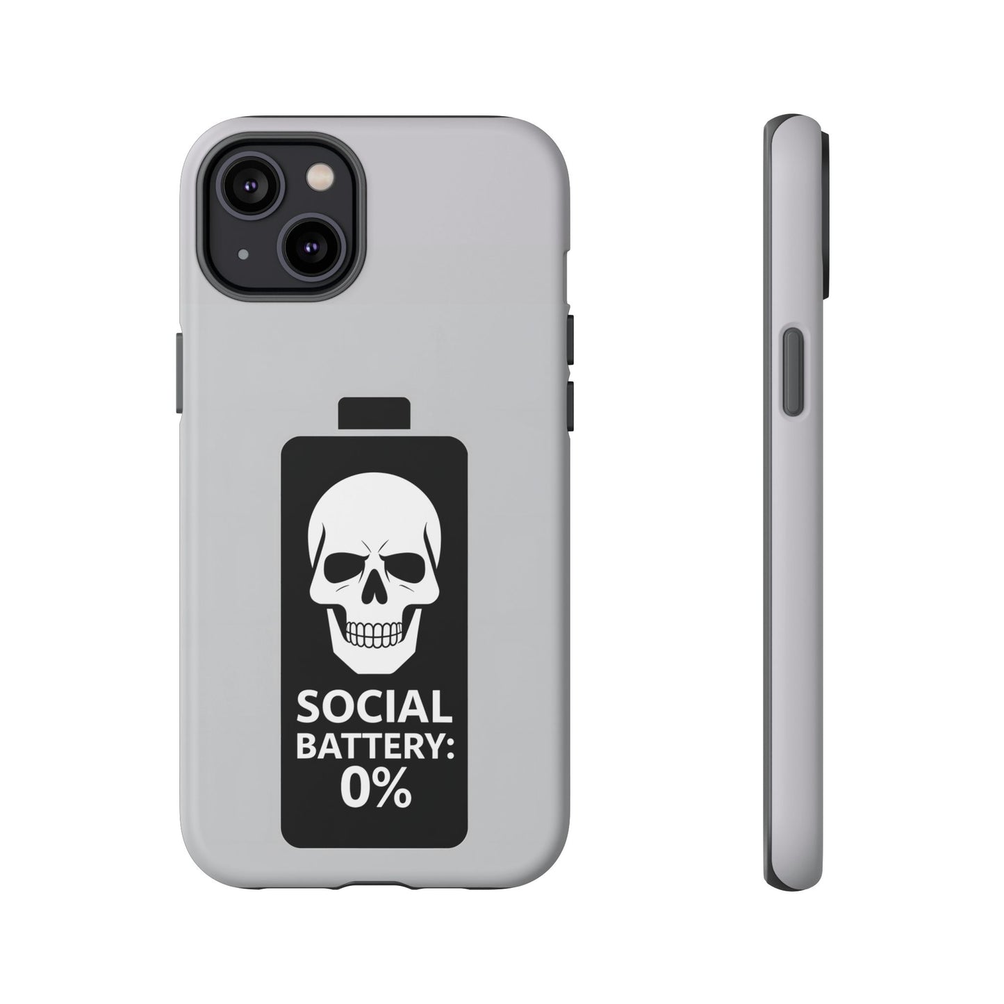 Social Battery Zeero I Phone case by Memez Store