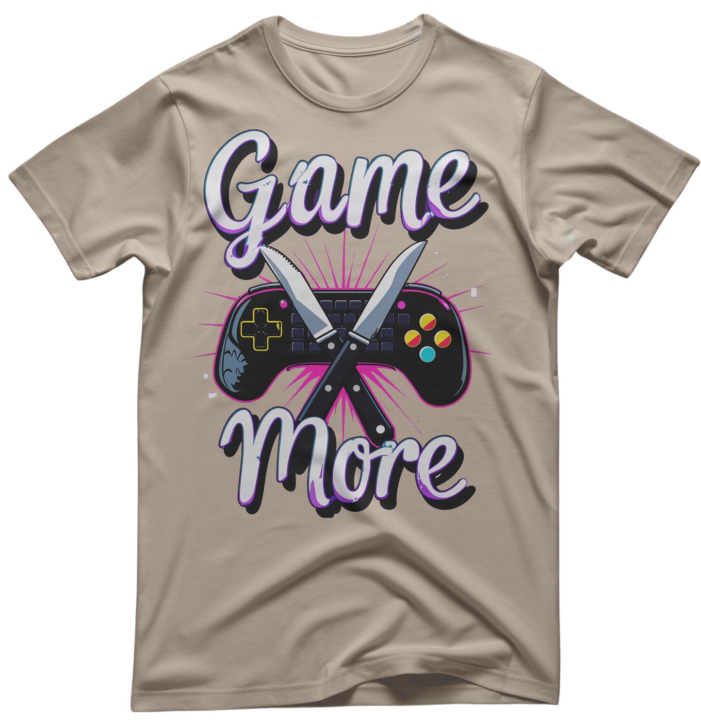Foodie Gamer Tee - Funny Gaming & Snack Meme Shirt | Memez Store