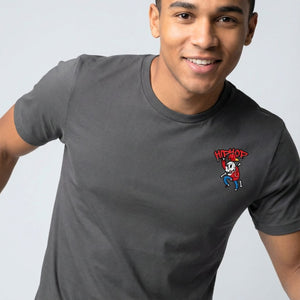 Hip Hop Skull Streetwear Tee with Crown & Chains Graphic