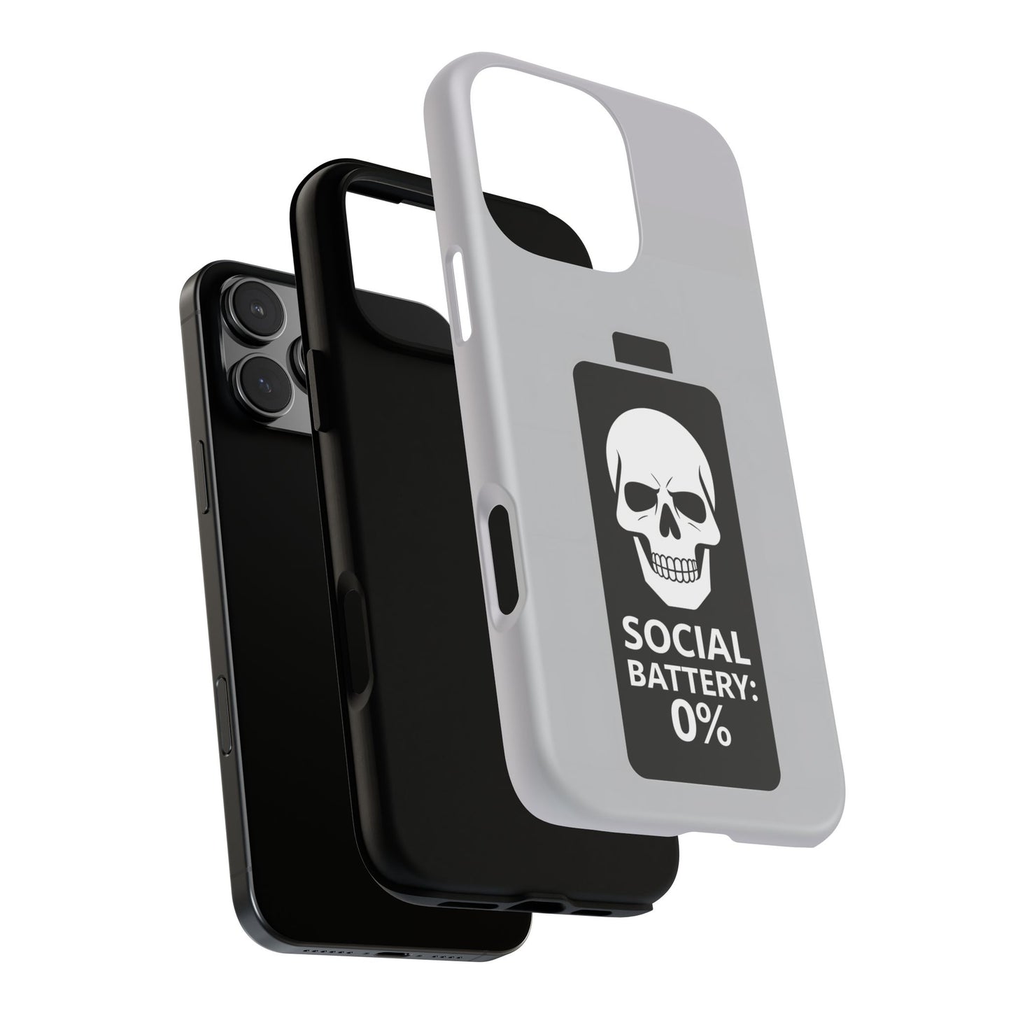 Social Battery Zeero I Phone case by Memez Store
