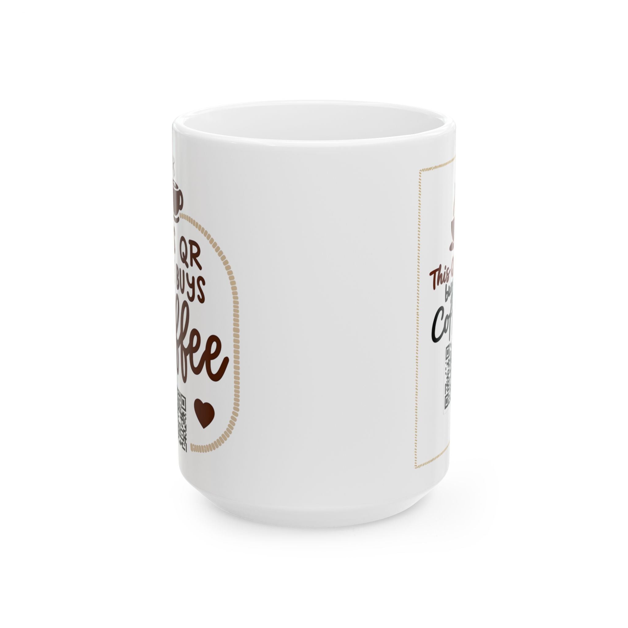 Coffee Mug - Funny QR Code Buys Coffee - Perfect Gift for Coffee Lovers