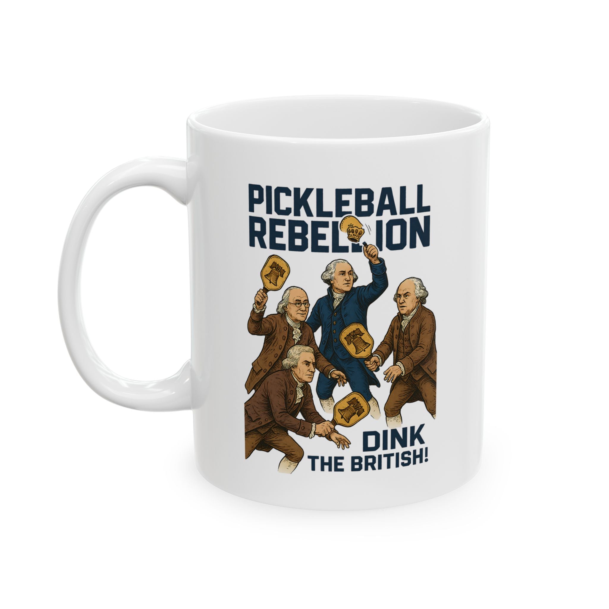 Pickleball Rebellion 4th July Mug By Memez Store