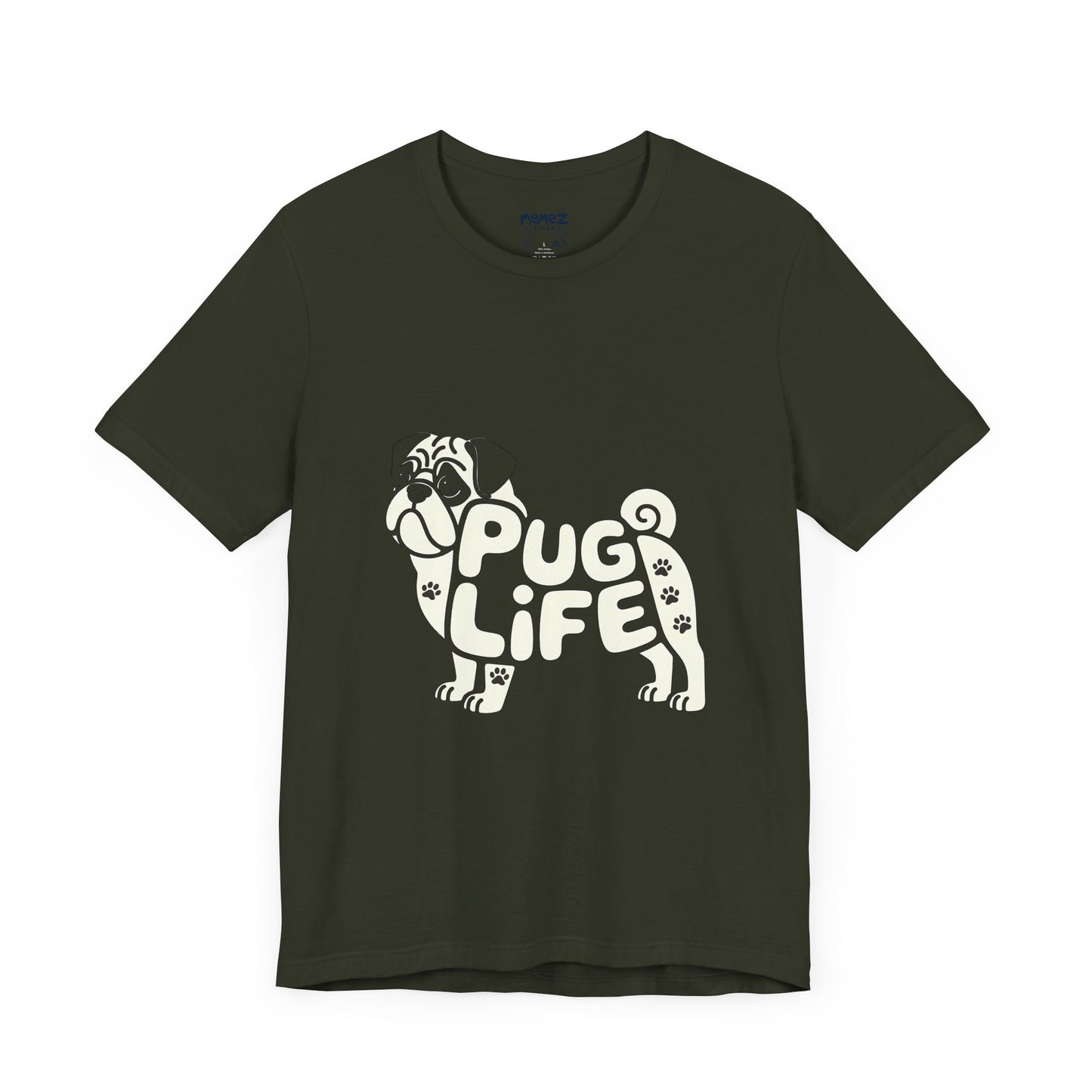 Unisex Tee PUG Life Dog Lover's Meme Tee By Memez store
