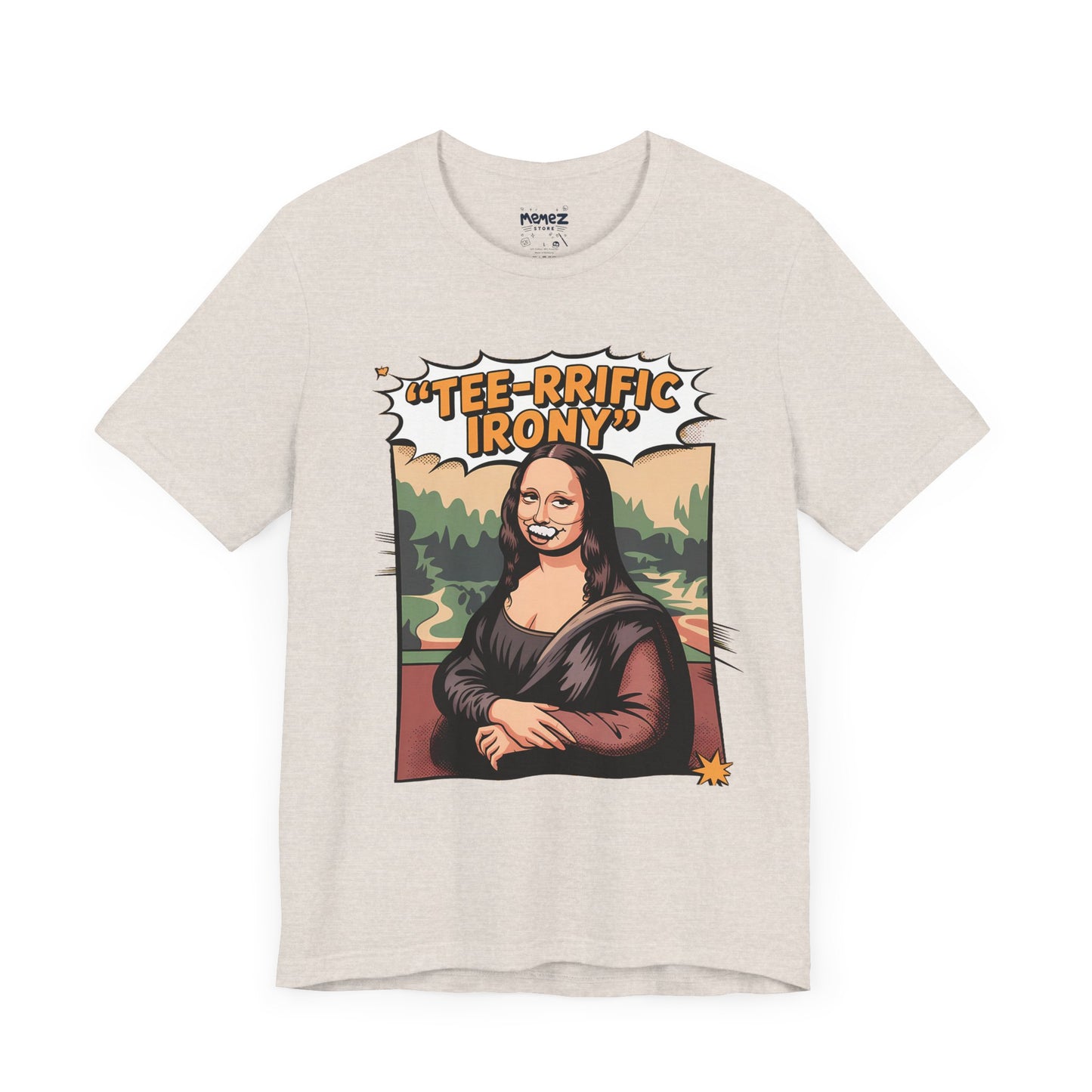 Funny Mona Lisa Unisex Tee