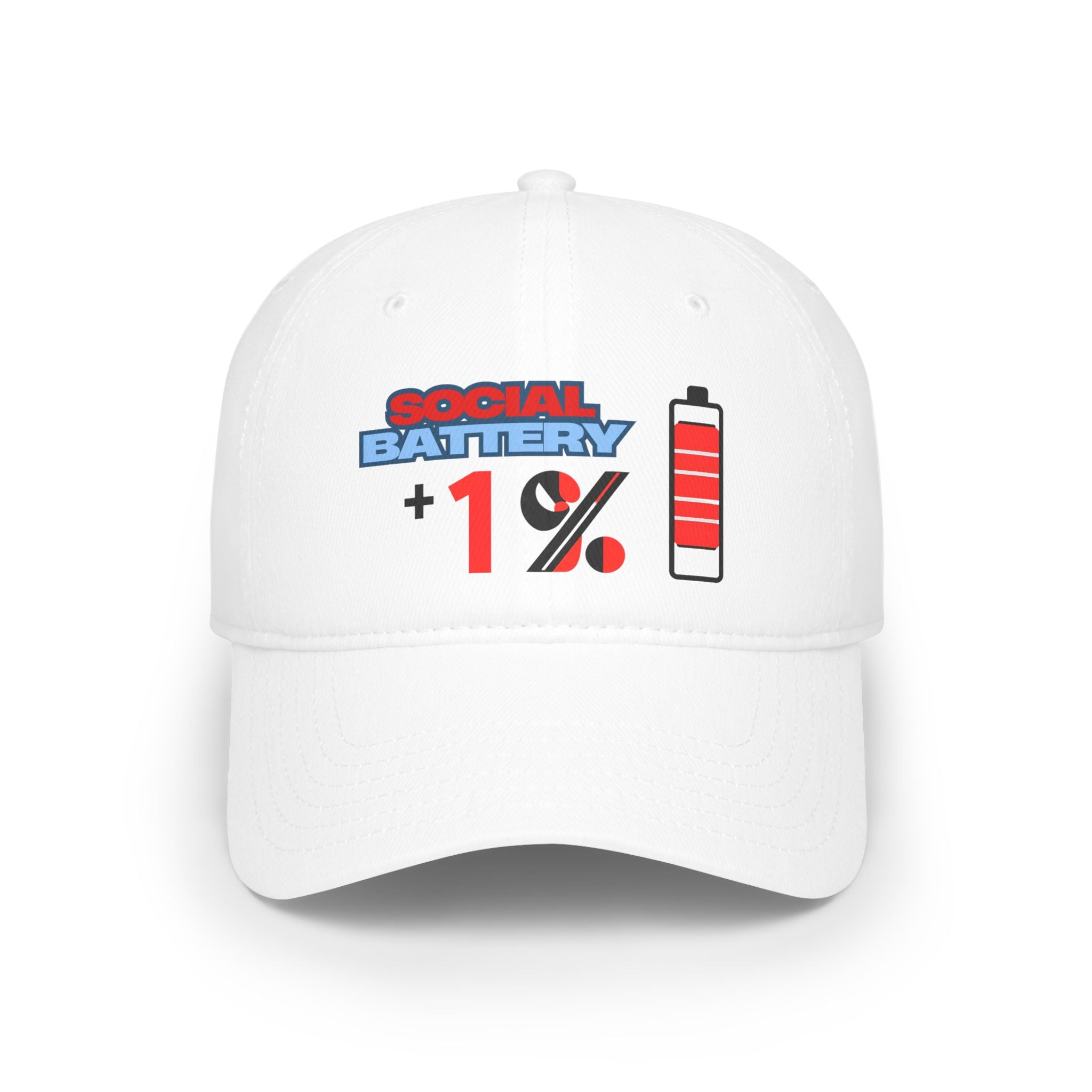 Low Profile Baseball Cap - Social Batter Funny and Meme Cap - Memez Store