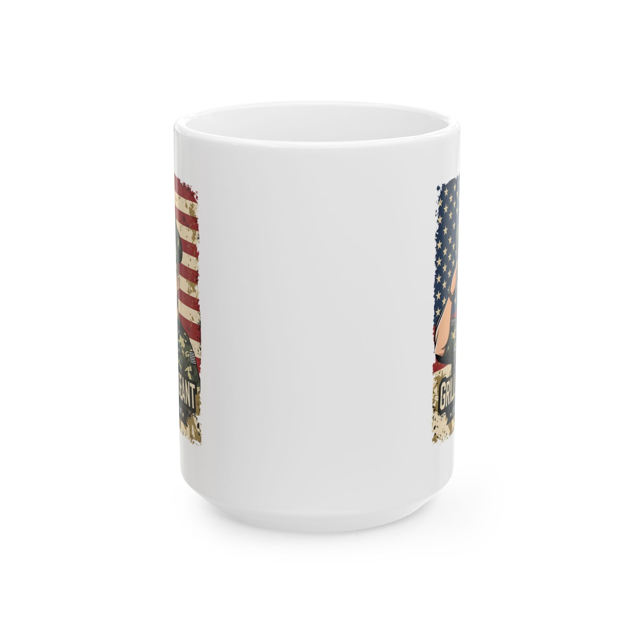 Gril Sergeant a Food Meme Mug By Memez Store