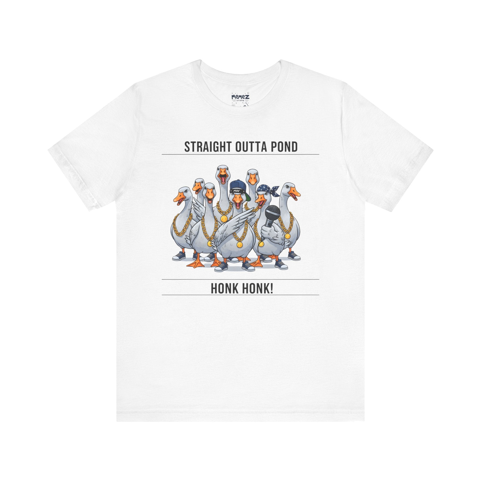 Strainght Out of Pound Goose lovers Animal Meme Funny Tee