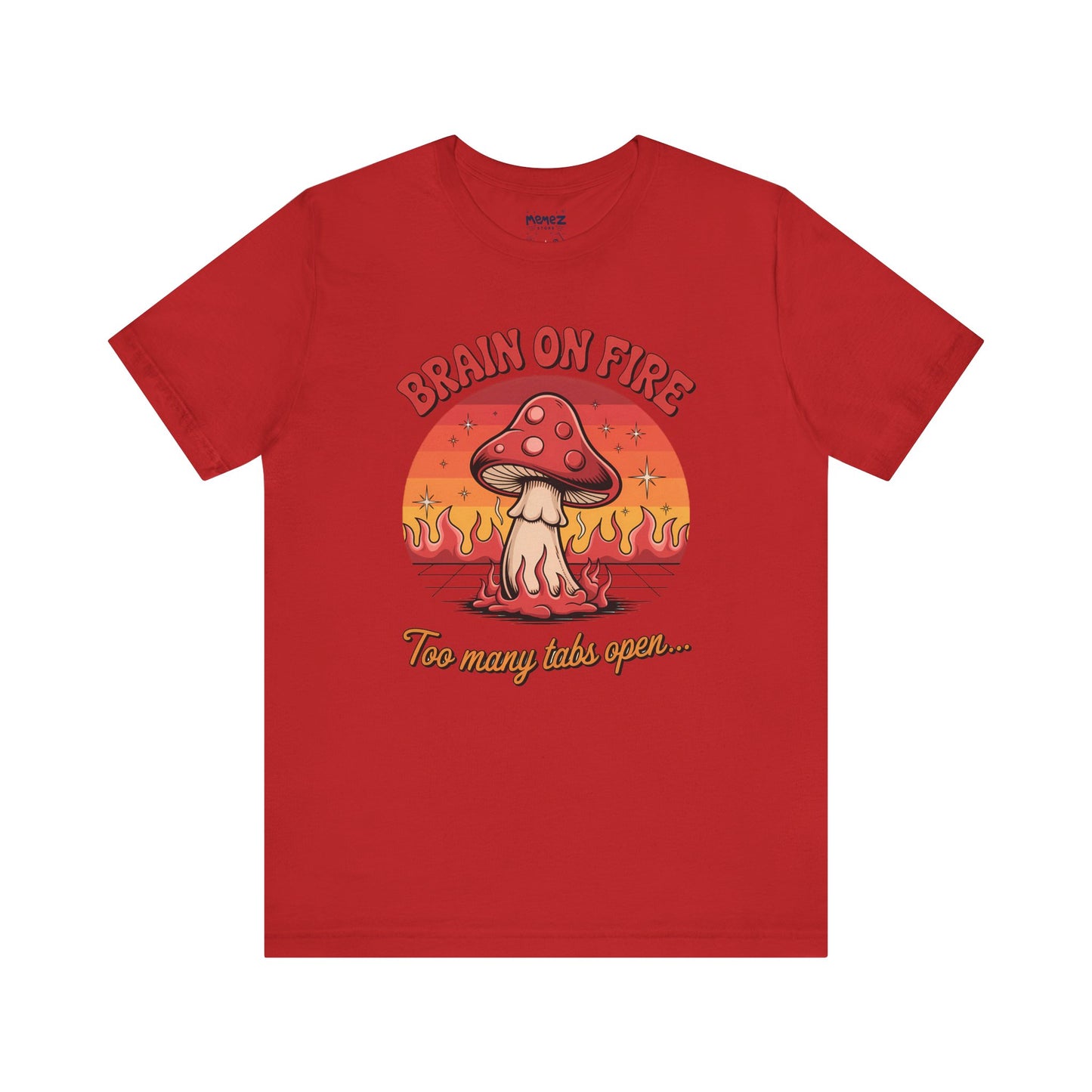 Funny Mushroom Tee Unisex Jersey Short Sleeve