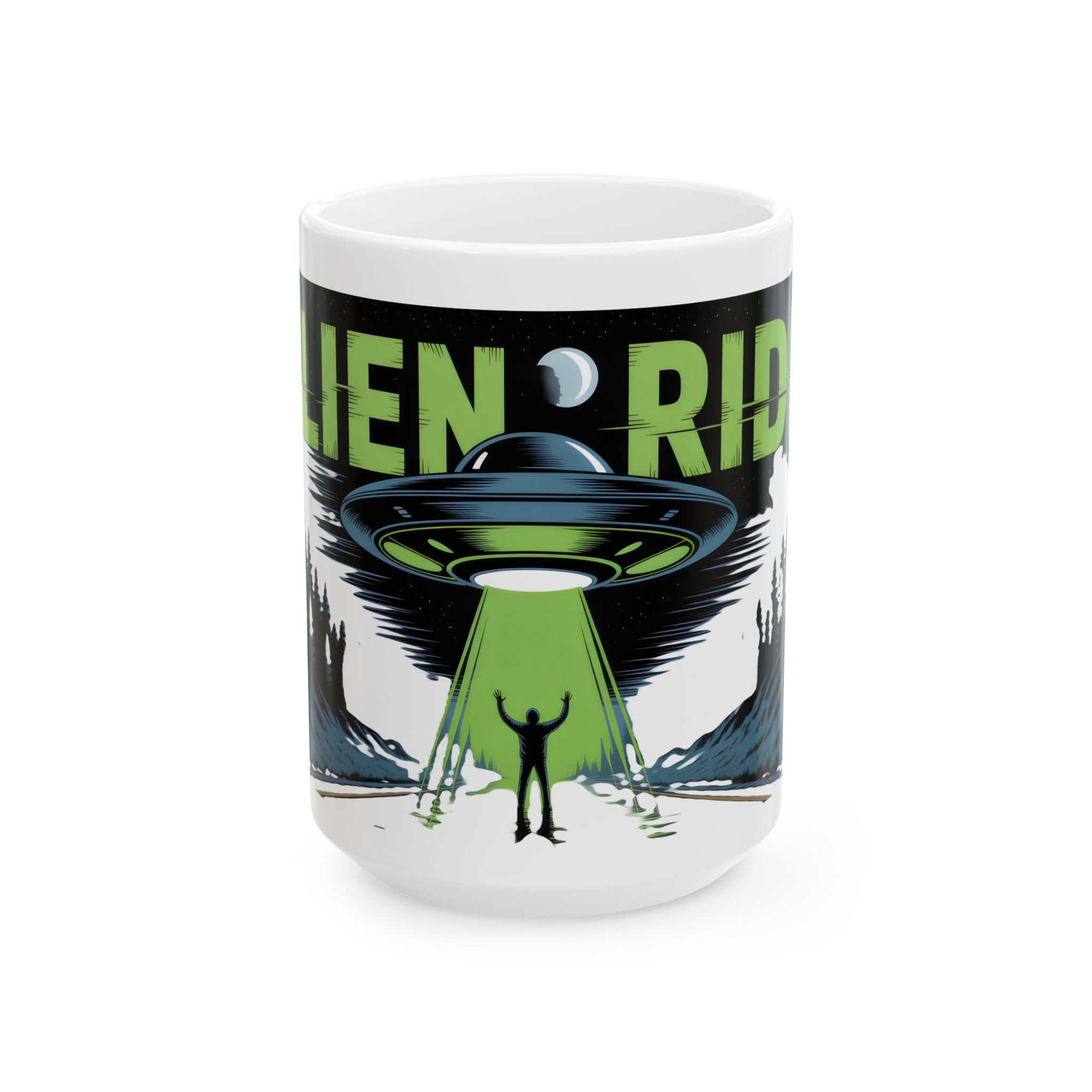 Alien Ride Funny Mug