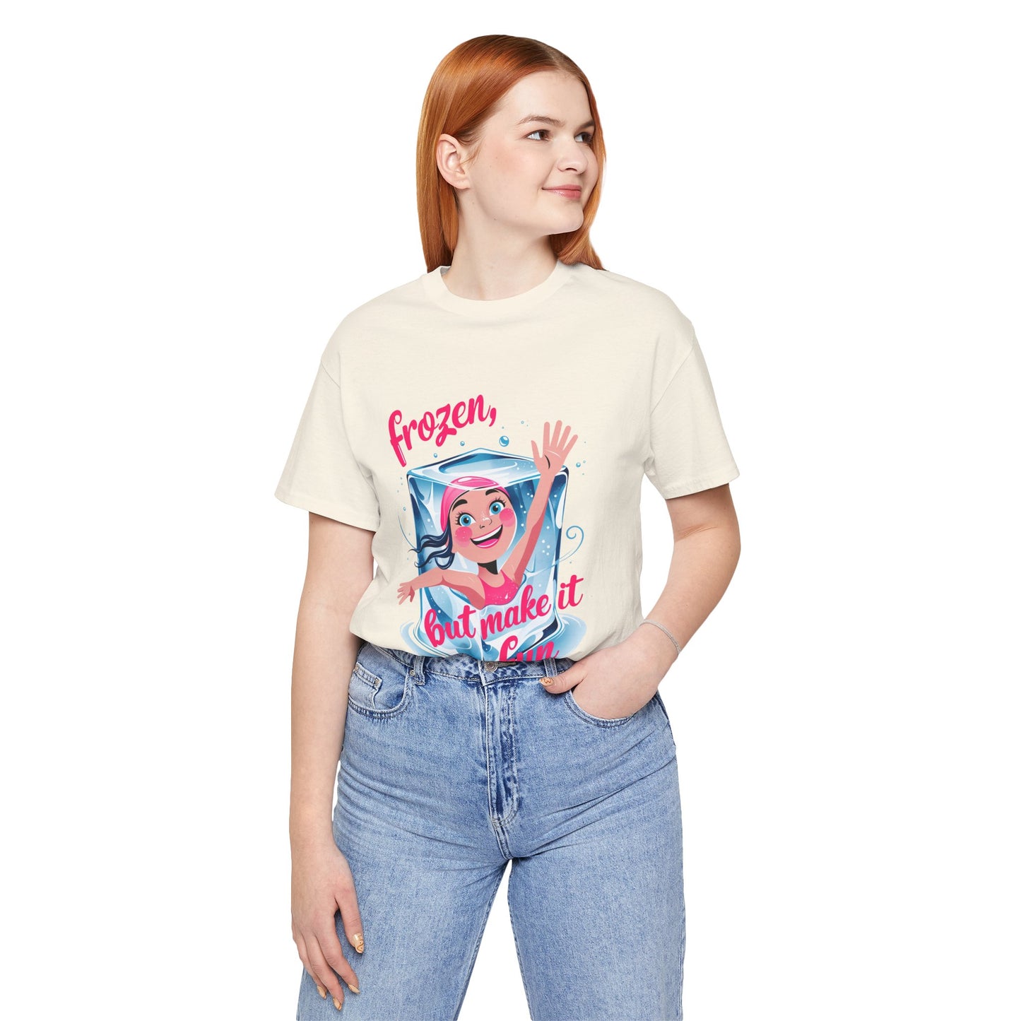 Frozen but Make it Fun a Funny & Meme T-shirt By Memez Store