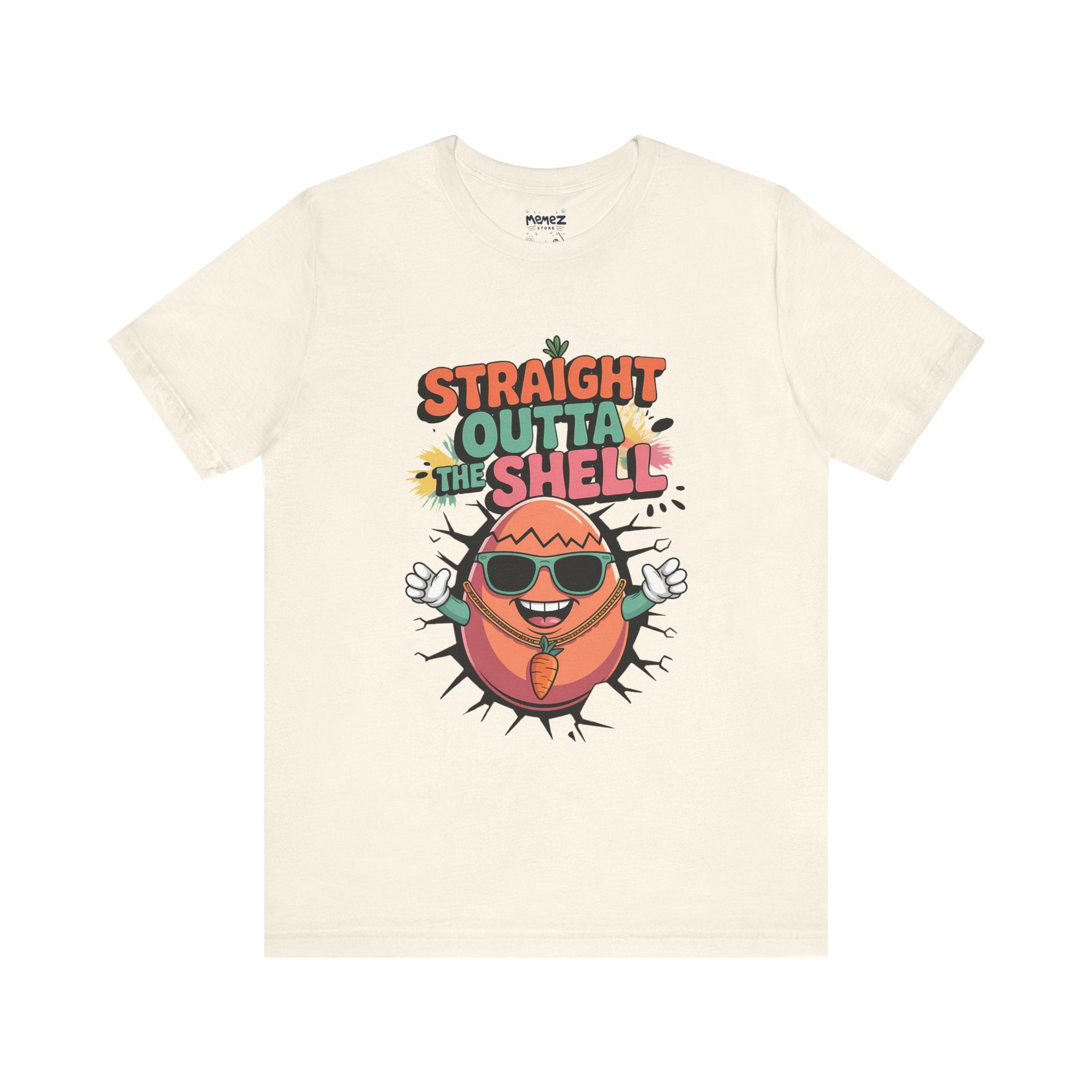 Funny Easter Unisex Tee - Straight Out The Shell Meme