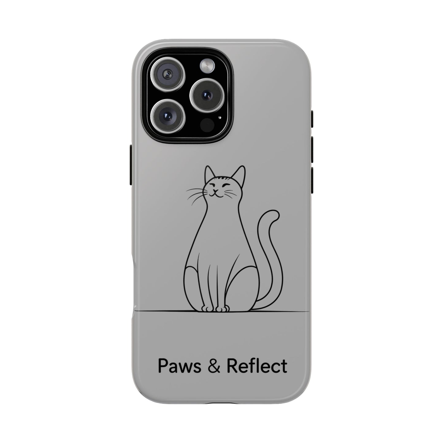 Paw and Reflect Pet Lovers iPhone Case By Memez Store