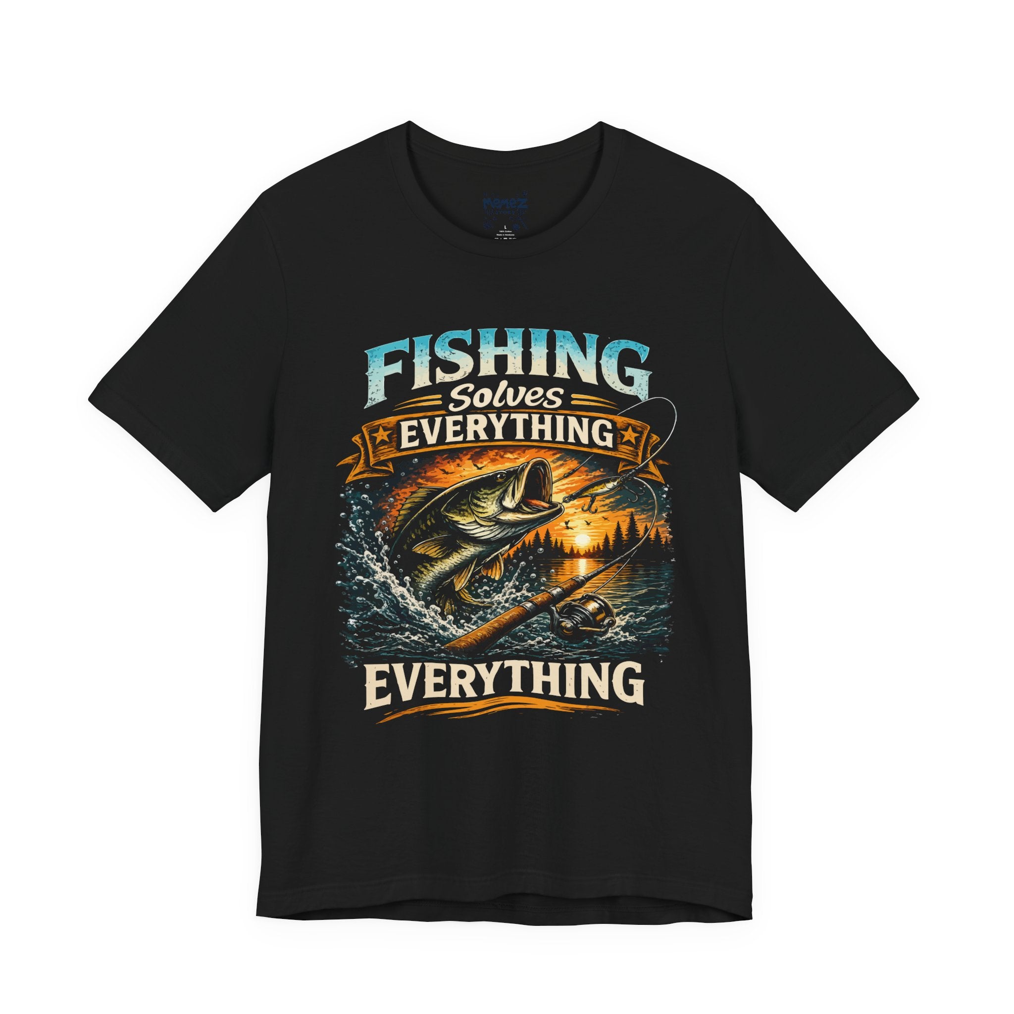 Fishing Solves Everything T-Shirt â Relaxed Tee for Anglers