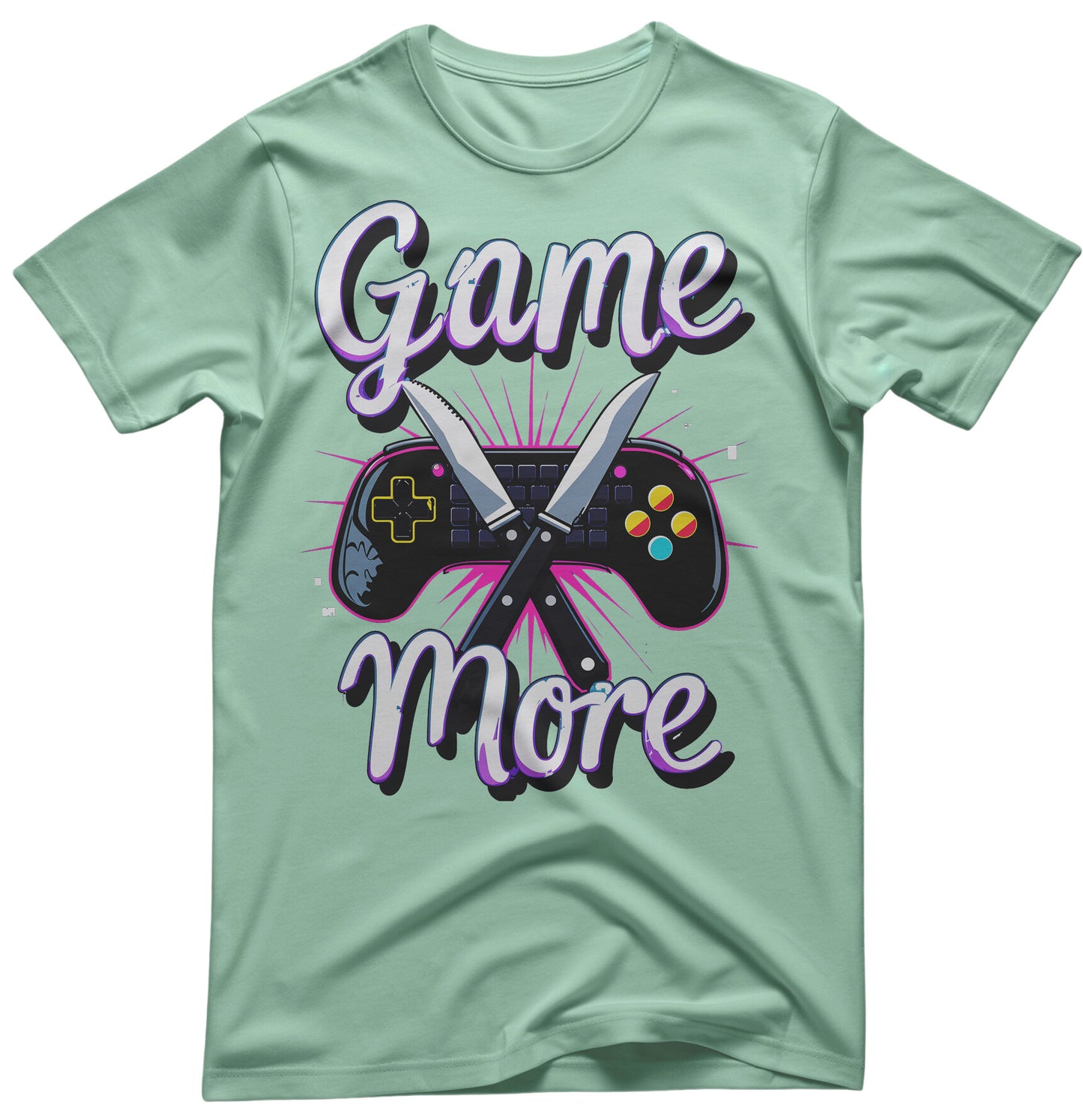 Foodie Gamer Tee - Funny Gaming & Snack Meme Shirt | Memez Store