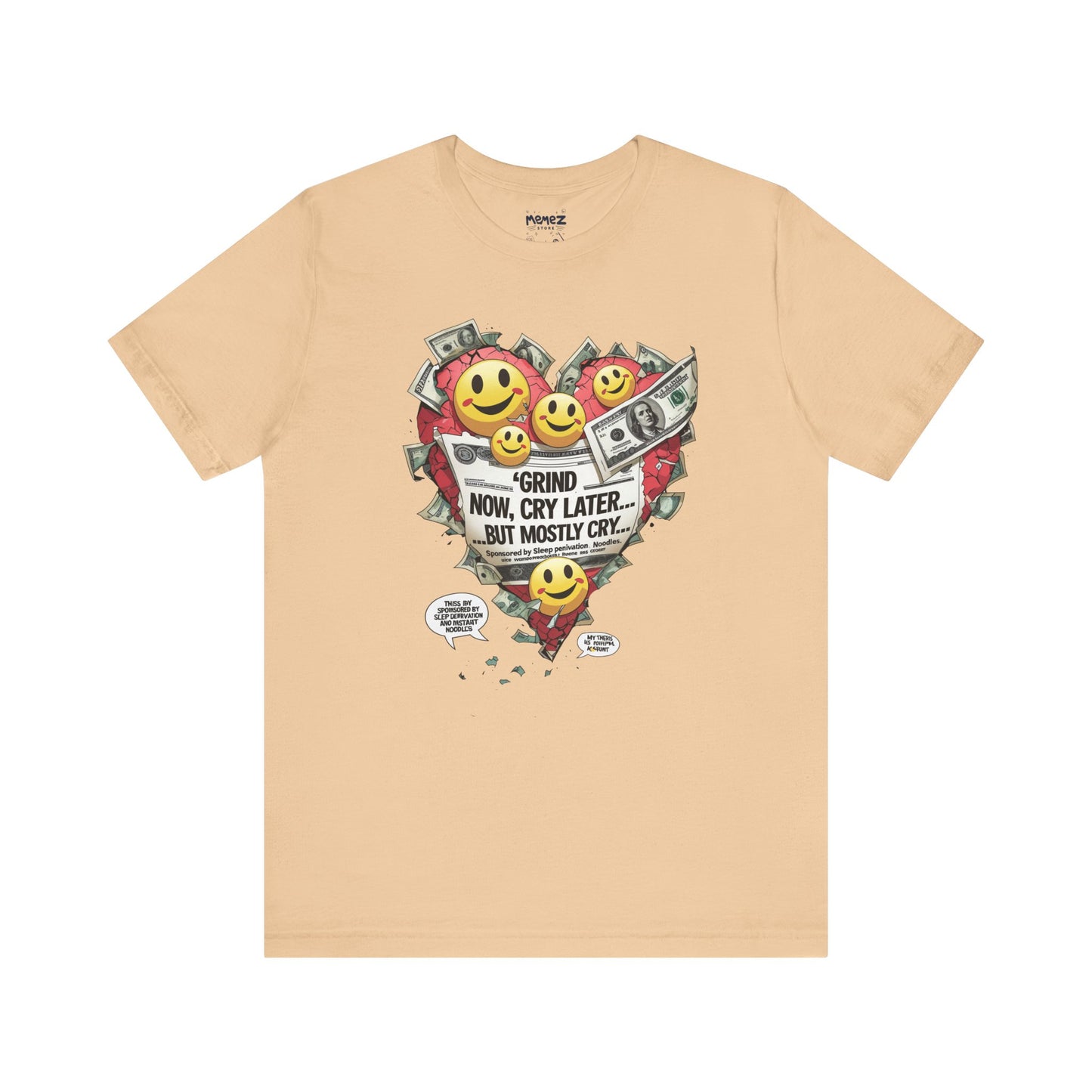 Money Vs Health Funny and Meme T-shirt - Unisex Tee - Memez Store